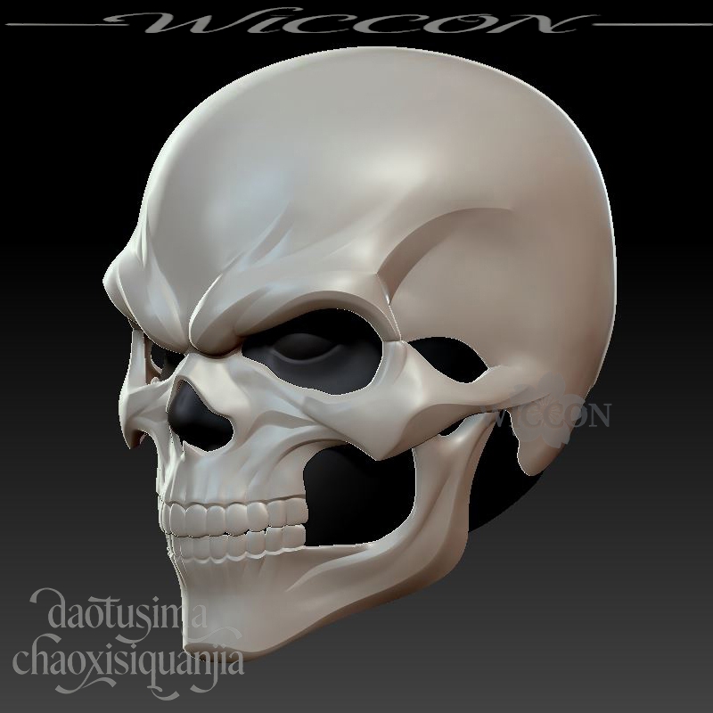 หน้ากากหมวกกันน็อคทรงกระโหลกทำ - Cosplay Prop 3D Print Settings บทวิจารณ์และราคา