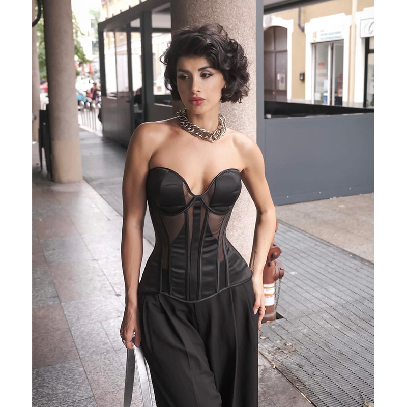 ชุดชั้นในตาข่ายเซ็กซี่คอร์เซ็ท - Boning Corset Steel บทวิจารณ์และราคา