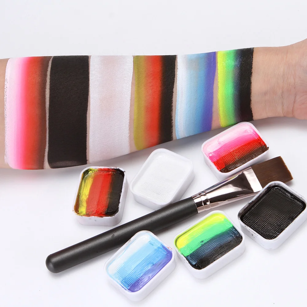 Multicolor Body Face Painting  - Cosplay Prop Paint บทวิจารณ์และราคา