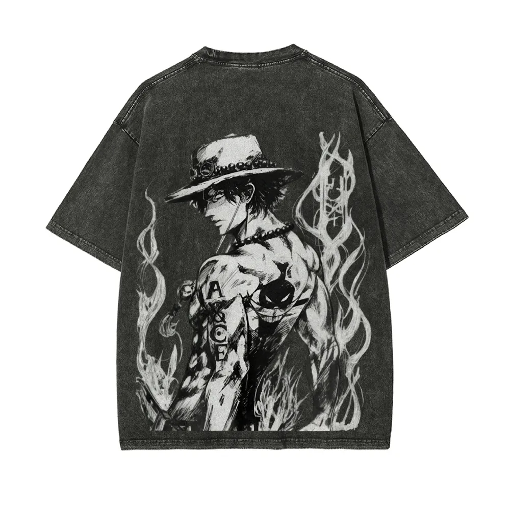 เสื้อยืดลายวันพีซ เอซ ธาตุไฟ ล - Cosplay Flame Prop บทวิจารณ์และราคา