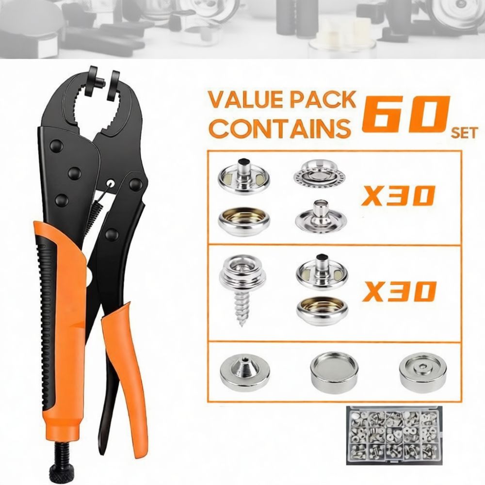 ชุดเครื่องมือคีมติดกระดุมโลหะแ - Snap Plier Setter บทวิจารณ์และราคา