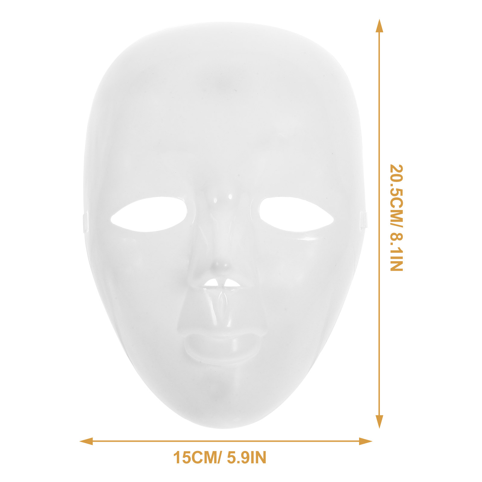 หน้ากากสีขาวเปล่า ไม่ได้ทาสี ส - Cosplay Prop Painting บทวิจารณ์และราคา