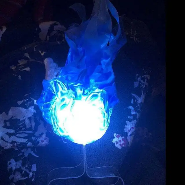 ลูกบอลเปลวไฟลอย LED ใหม่ อุปกร - Cosplay Flame Prop บทวิจารณ์และราคา