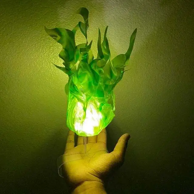 ลูกบอลเปลวไฟลอย LED ใหม่ อุปกร - Cosplay Flame Prop บทวิจารณ์และราคา